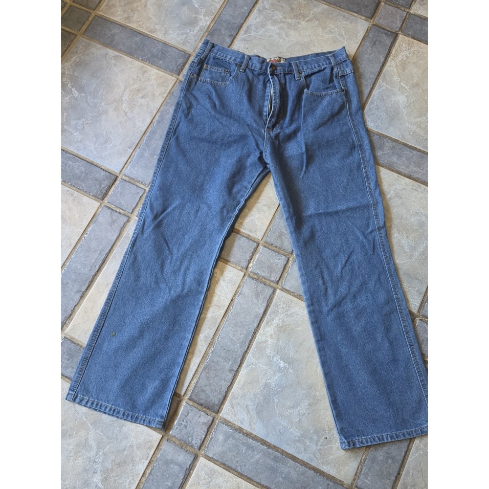 Vintage Field N Forest Mens 38 x 30 Blue Jeans Medium Wash Denim Relaxed Fit
